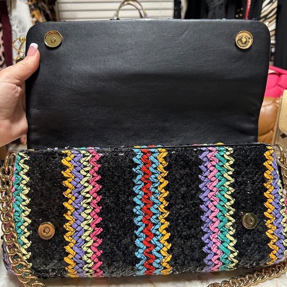 NWOT Kurt Geiger Kensington sequin shoulder crossbody handbag GORGEOUS! - Picture 6 of 11